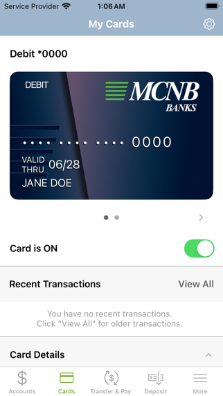 MCNB Banks Mobile Banking Screenshot