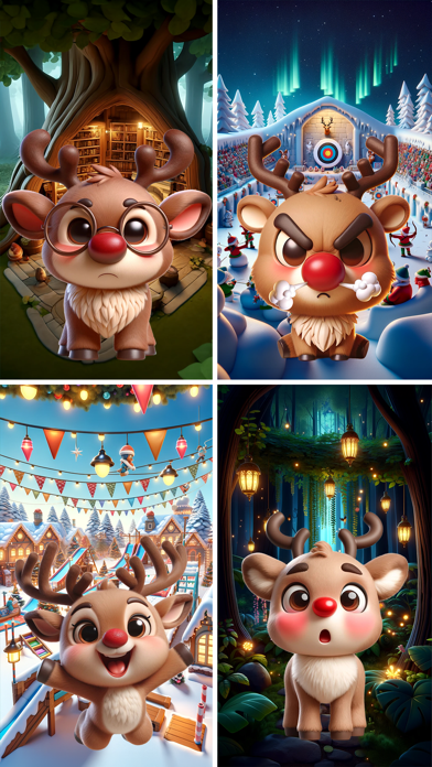 Screenshot #1 pour Joy Reindeer Stickers