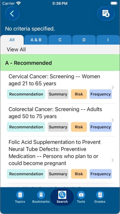 USPSTF Prevention TaskForce