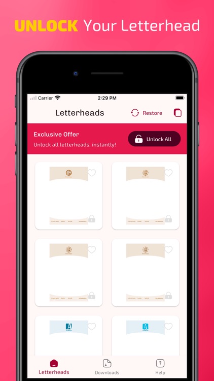 Letterheads 4 Adobe InDesign®