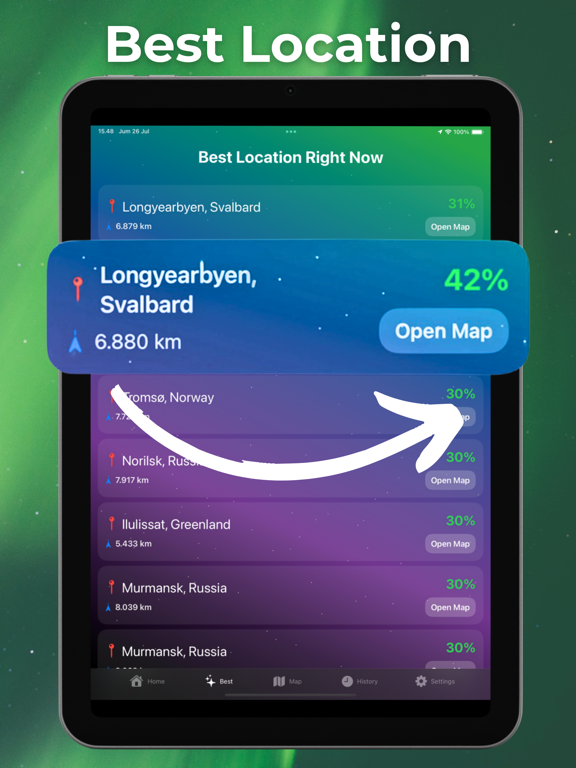 Screenshot #6 pour Aurora Forecast Tracker