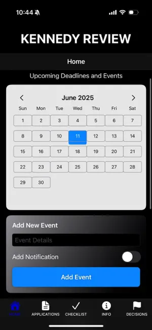 School Applications Organizer screenshot 1