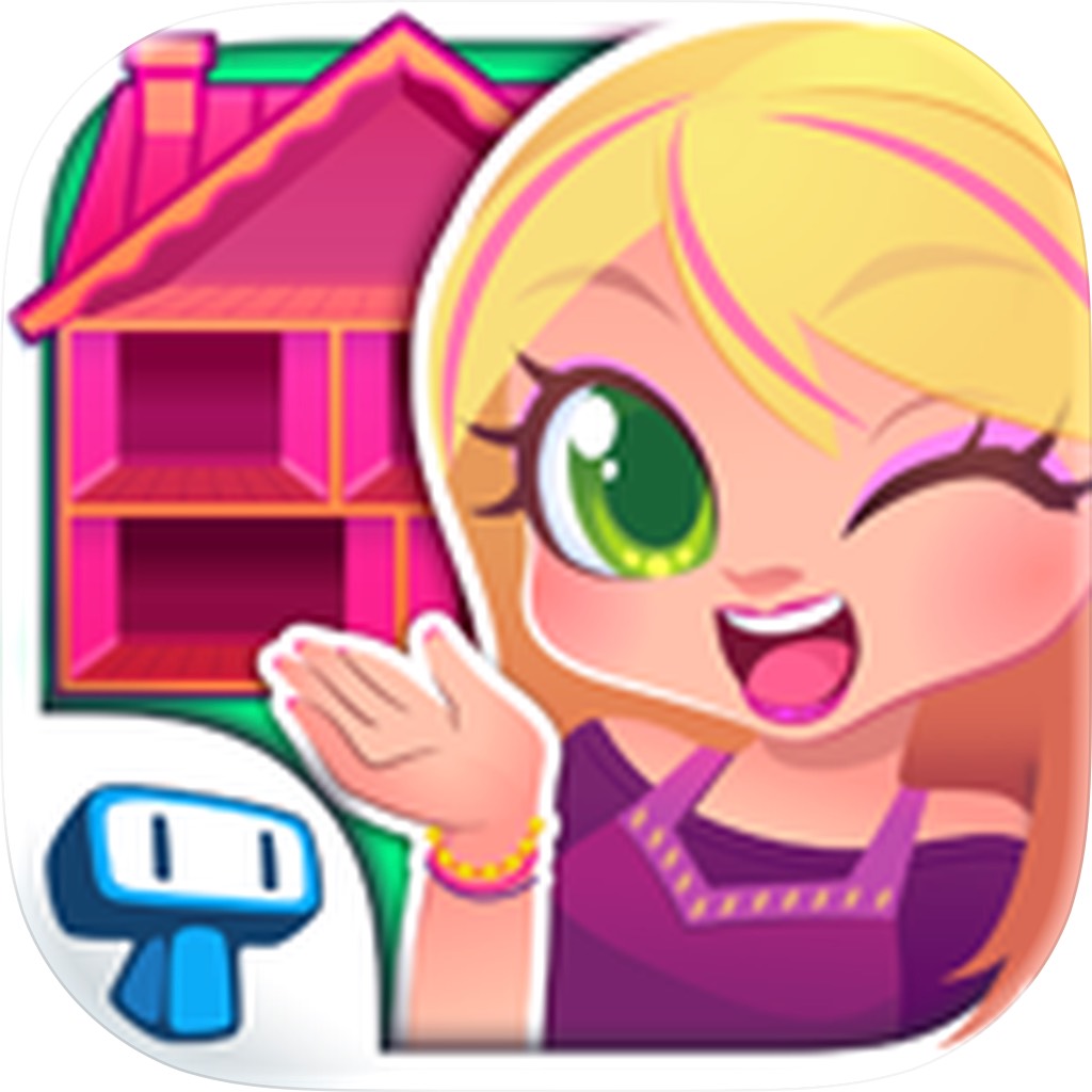 Apple App Store cover for Doll House: Decorate & Design
