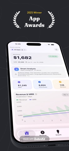 RevenueRadar: Sales & MRR screenshot