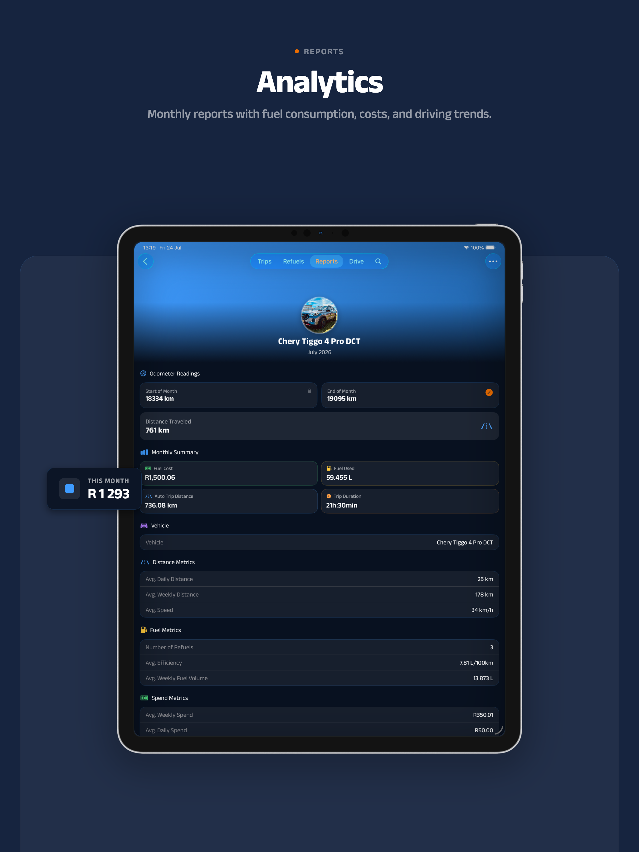 Fuel & Trip Tracker - Refuells screenshot 14