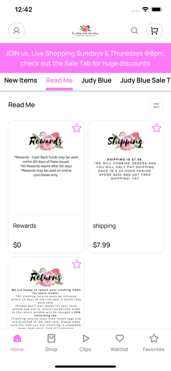 Screenshot #1 pour Enchanted Rose Garden Boutique