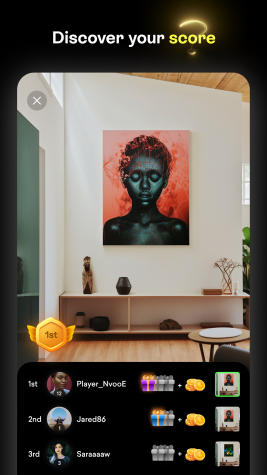 #6. Ambie - AI Art Game (iOS) 由: Ambie, LLC