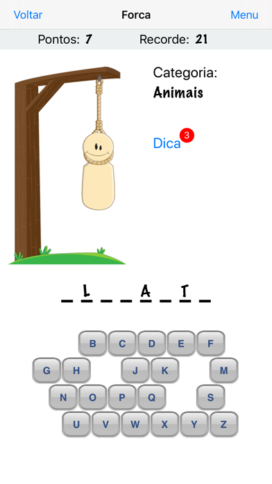 Screenshot #2 pour Forca - O melhor jogo da forca