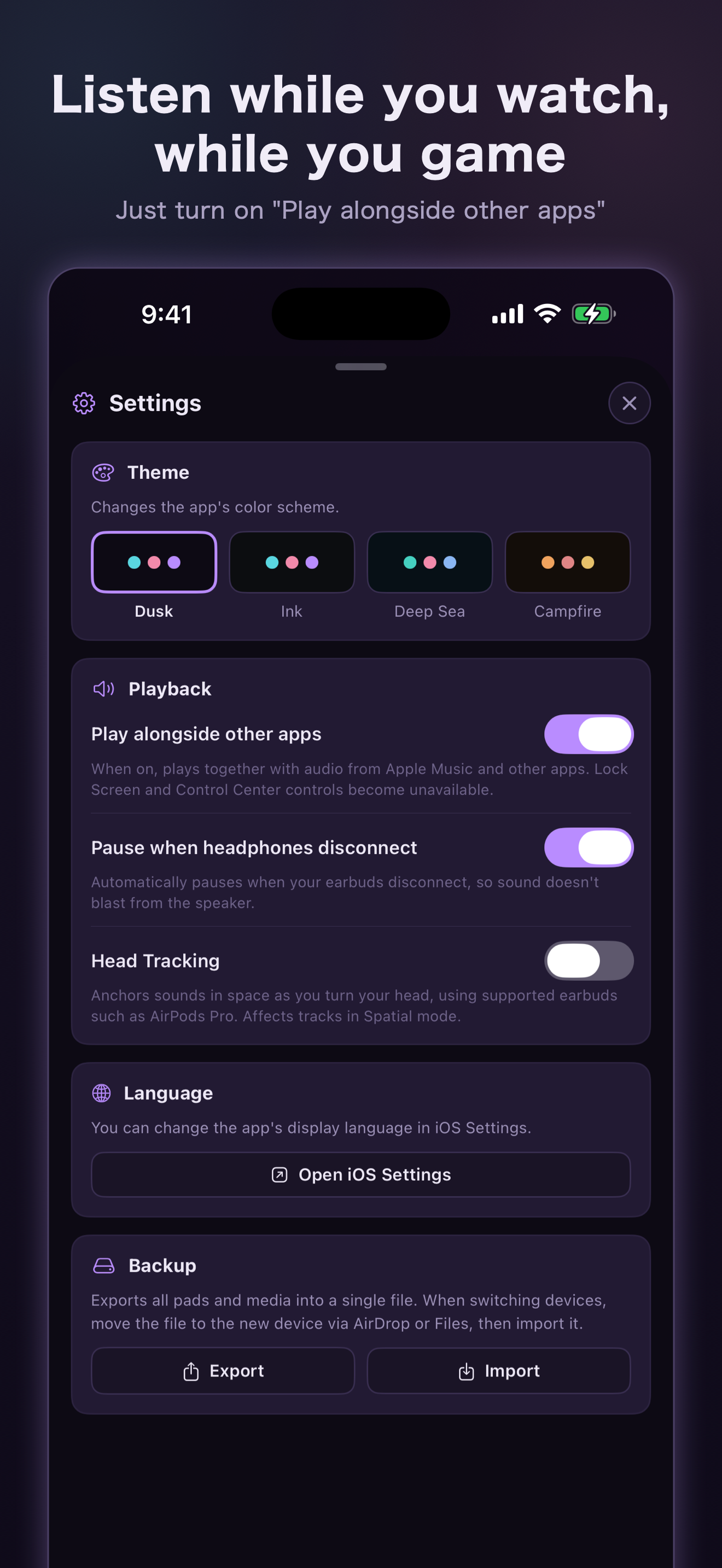 Otoyoi — Spatial Sound Layers screenshot 2