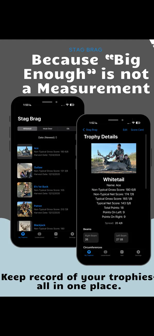 Screenshot #2 pour Stag Brag: Deer Scoring App