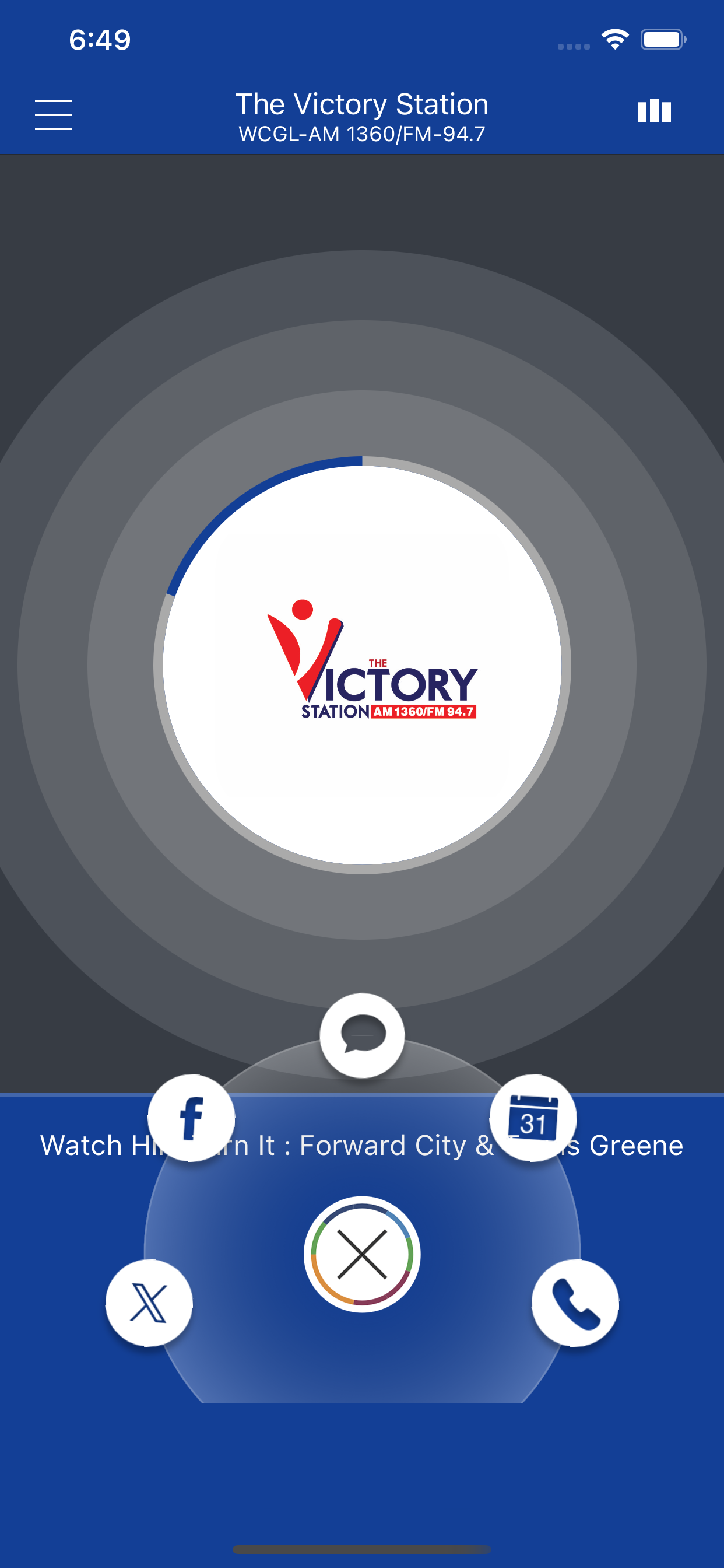 The Victory Station App