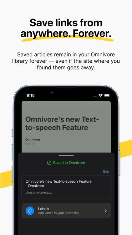 Omnivore: Read-it-later