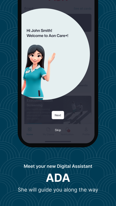 Aon Care+ Screenshot