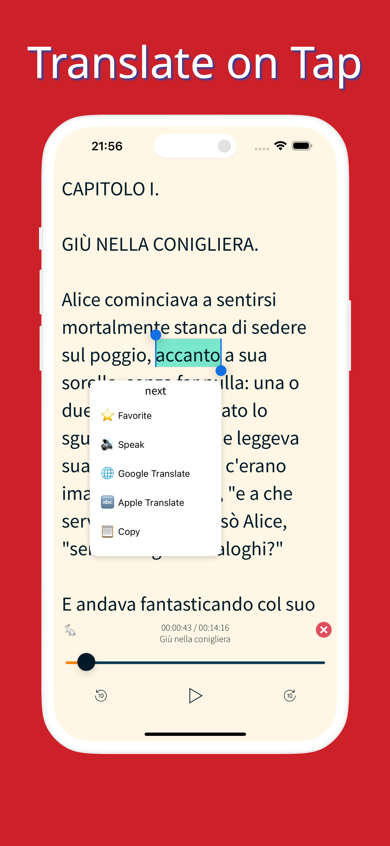 Italian Reading & Audio Books