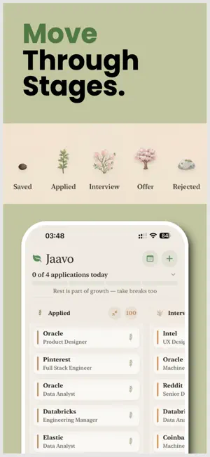 Job Application Tracker: Jaavo screenshot 2