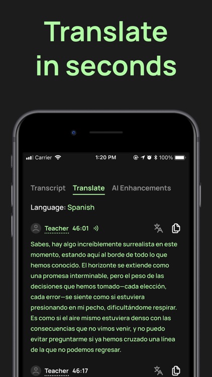 Speech to Text • AI Note Taker