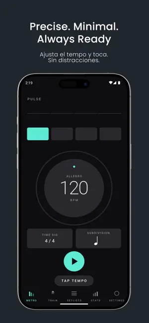 Metro — Metronome & Trainer screenshot 1