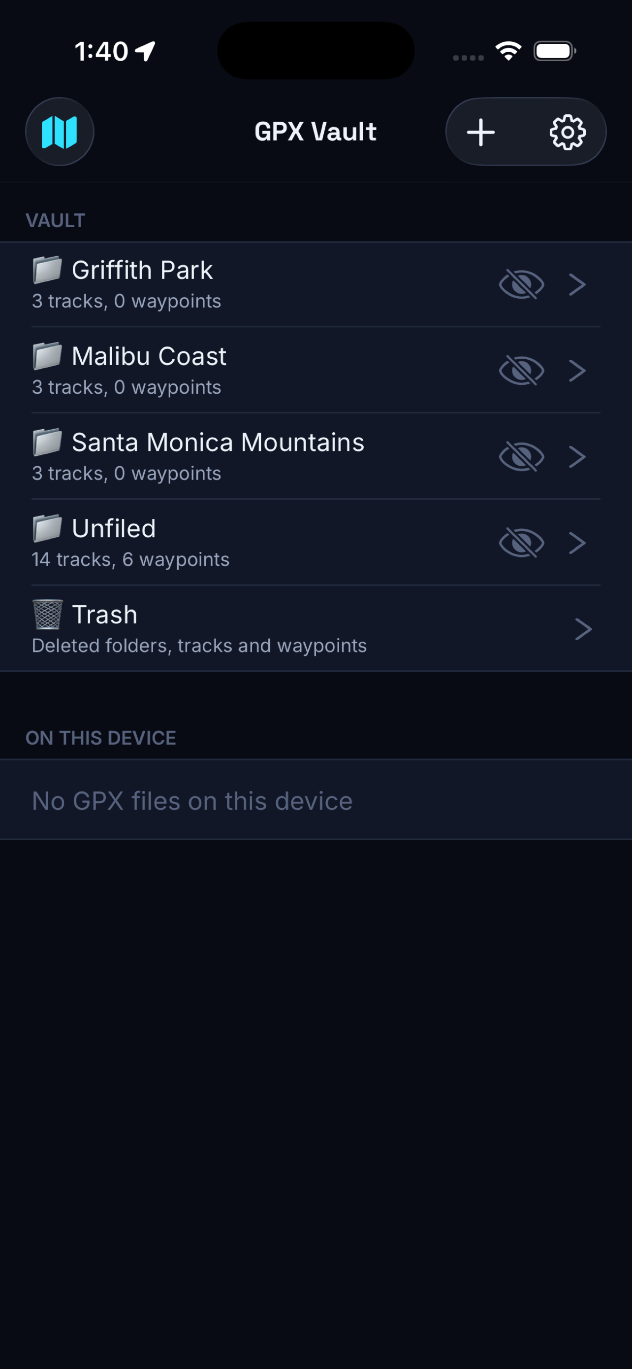 GPX Vault screenshot 3