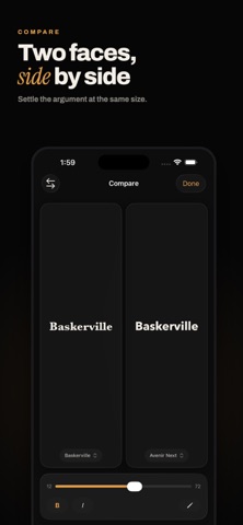 Fonti: Find Your Type. screenshot