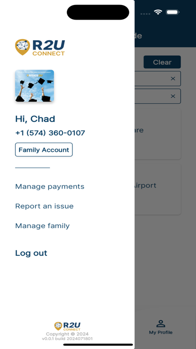 R2U Connect iPhone screenshot 3 - Travel app