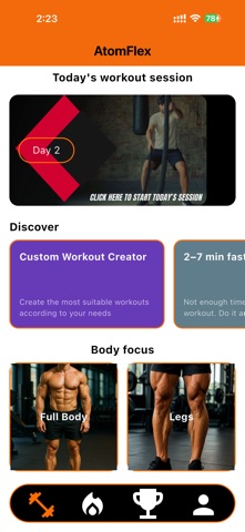 AtomFlex: Fitness & Workout screenshot