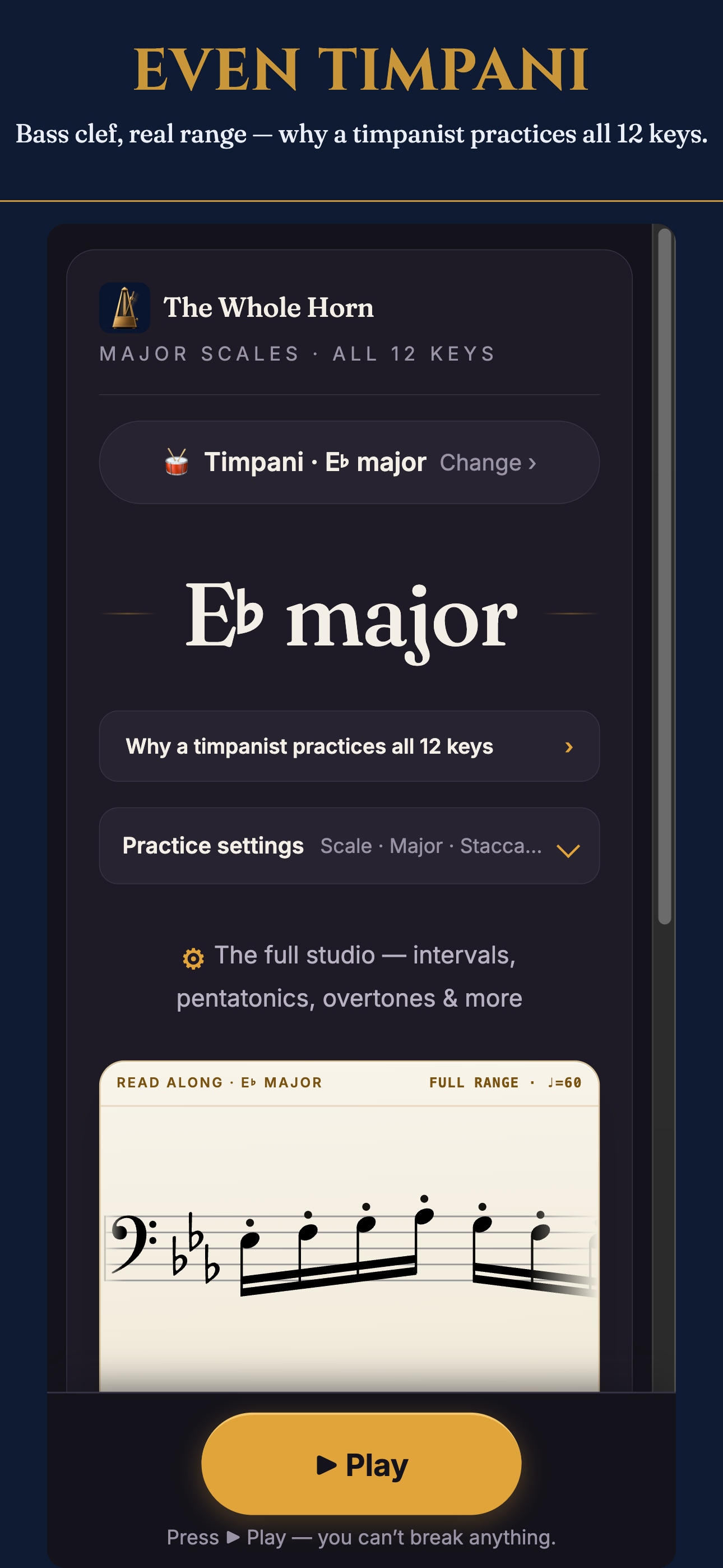 The Whole Horn: Scale Practice screenshot 3