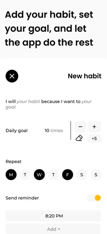 Lasting Habits screenshot