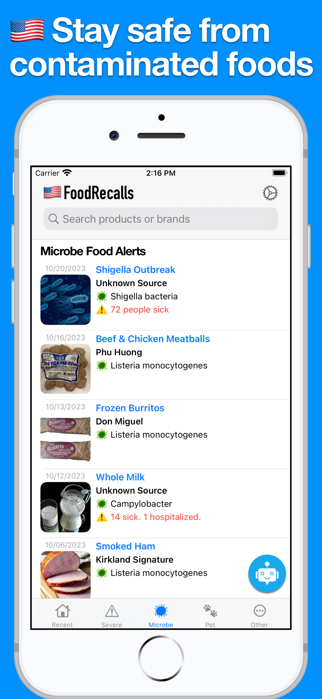Food Recalls & Alerts