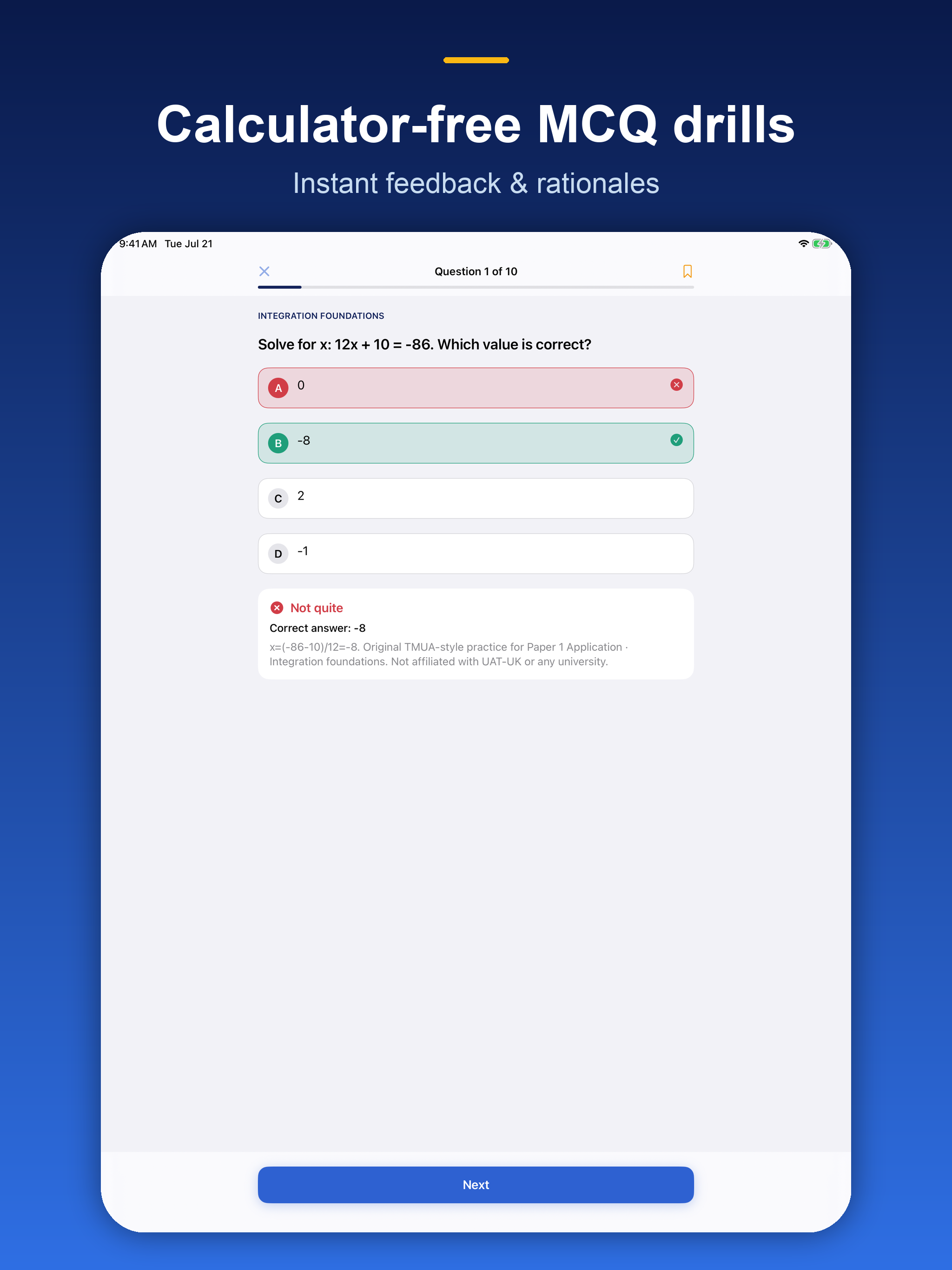 TMUA Prep screenshot 12