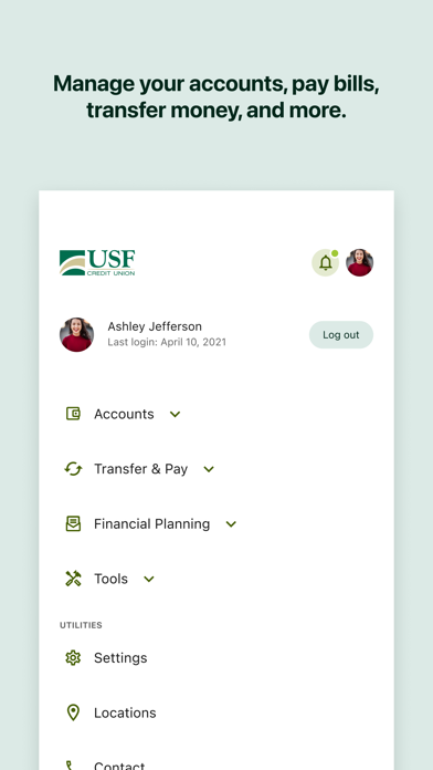 USF Credit Union Mobile screenshot