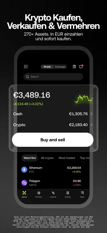 OKX: Compra Bitcoin & cripto screenshot 3 of 9