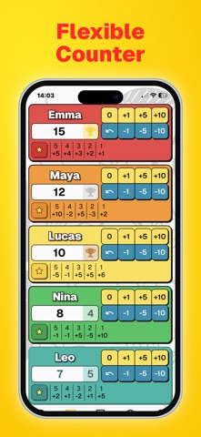MyScoreTracker – 计分器 screenshot