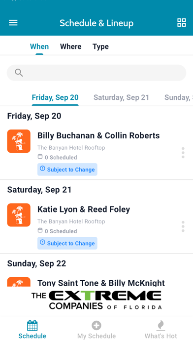 Island Hopper Songwriter Fest Screenshot