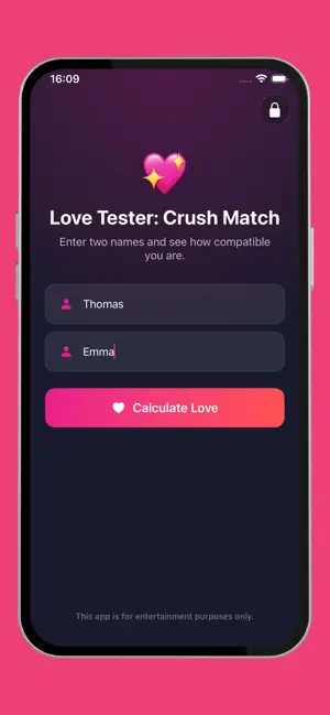Love Tester: Crush Match screenshot 1