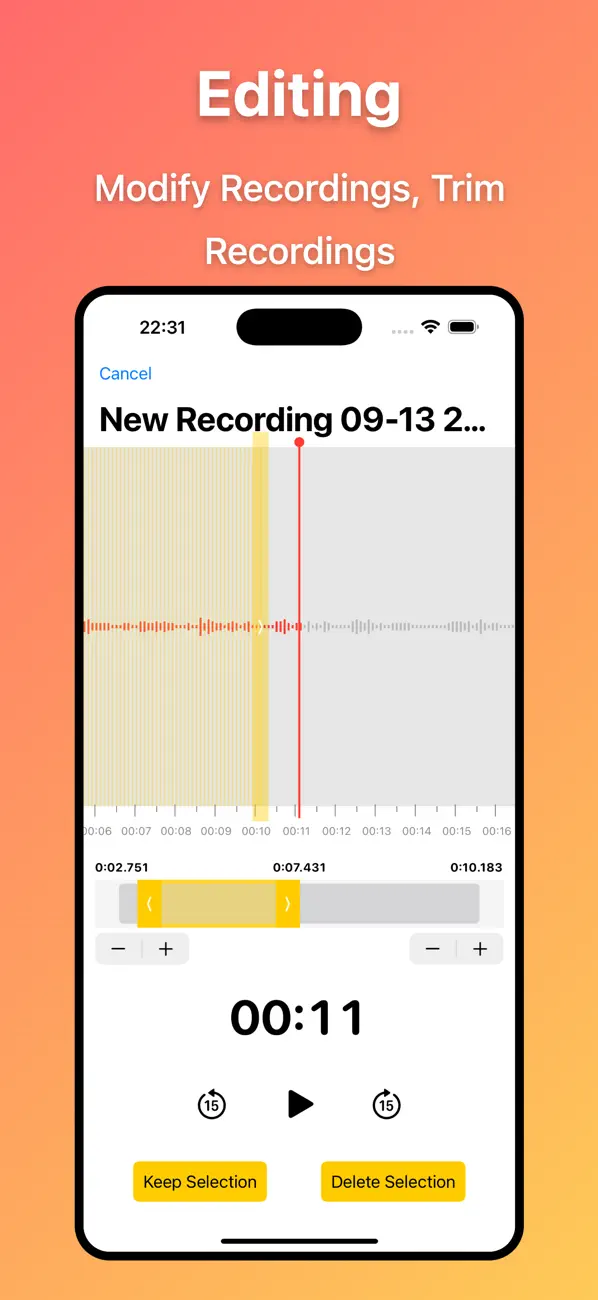 Screenshot #3 pour VoiceNotes - Enregistrer Notes