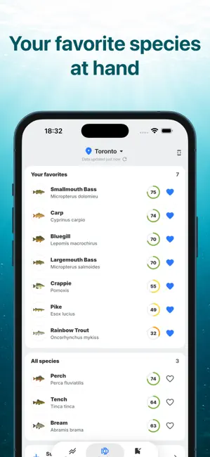 BiteRadar: Fishing Forecast iPhone screenshot 3