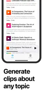 ClipsLM: Notebook LM Podcasts screenshot #5 for iPhone