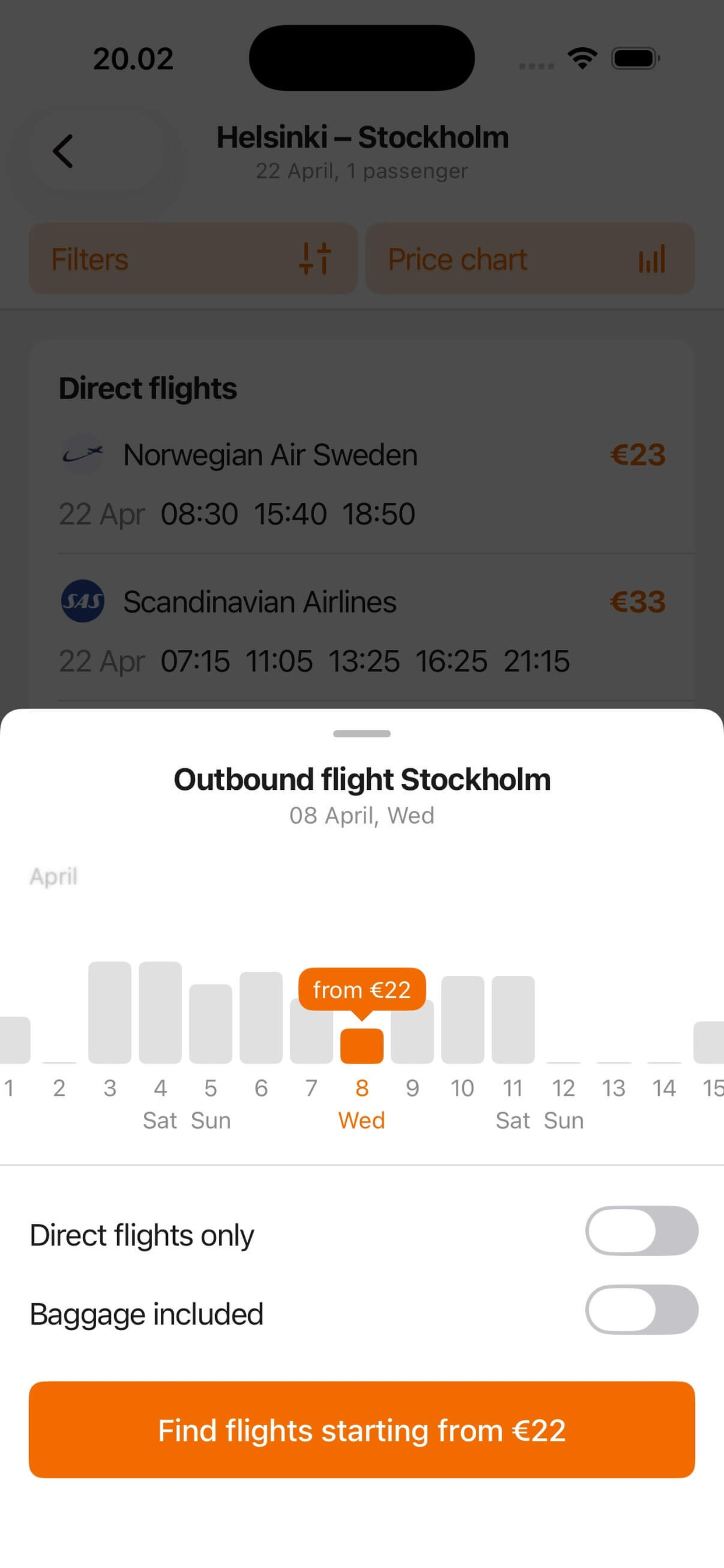 Flights Booking Αρρ screenshot 7