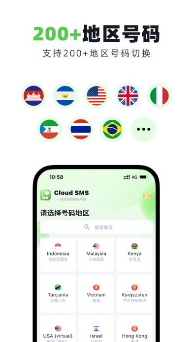 Virtual SMS-Virtual Number Screenshot