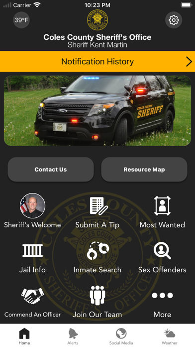 Coles County Sheriff’s IL Screenshot
