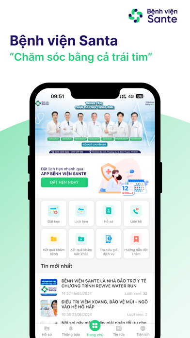 Screenshot #1 pour Bệnh viện Sante