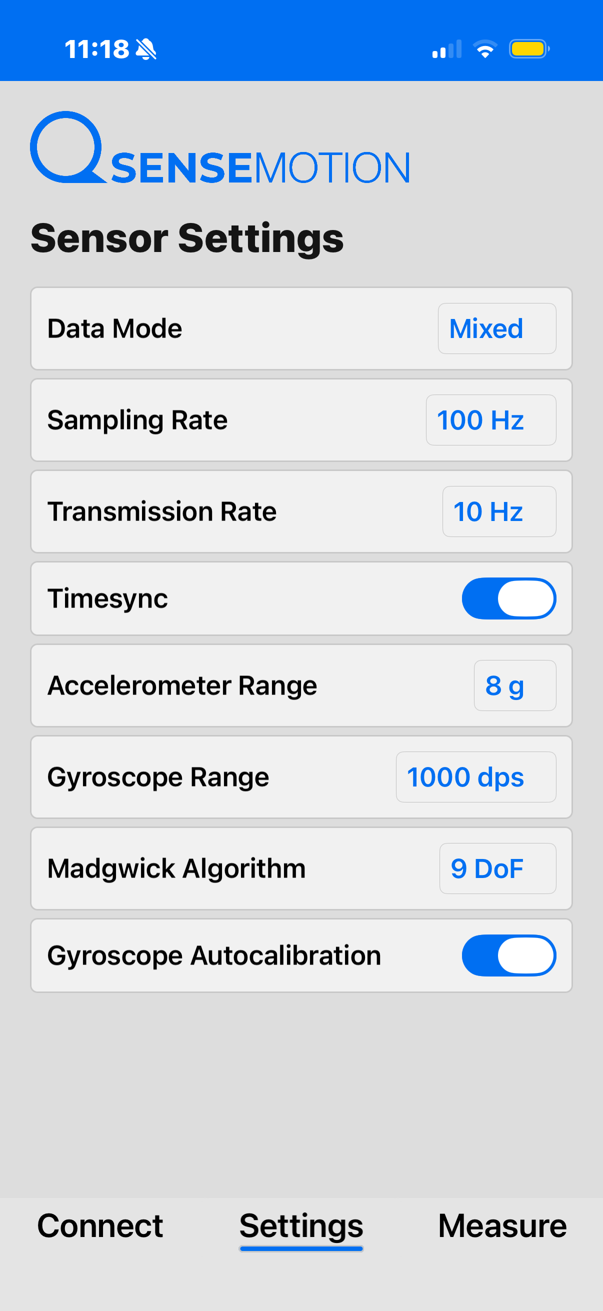 QSense Motion screenshot 4