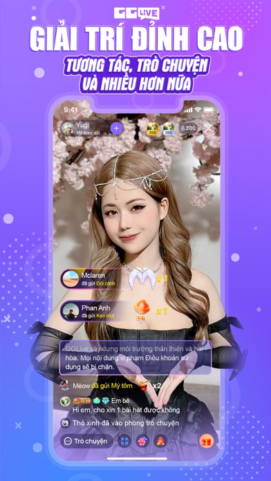GG Live: Live Chat & Games Screenshot