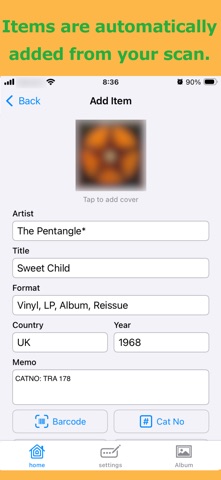 RecoColle2: Vinyl & CD Manager Screenshot 4 of 5