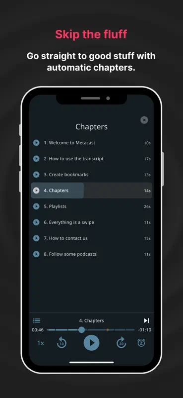 Metacast – podcast app screenshot 5 of 8