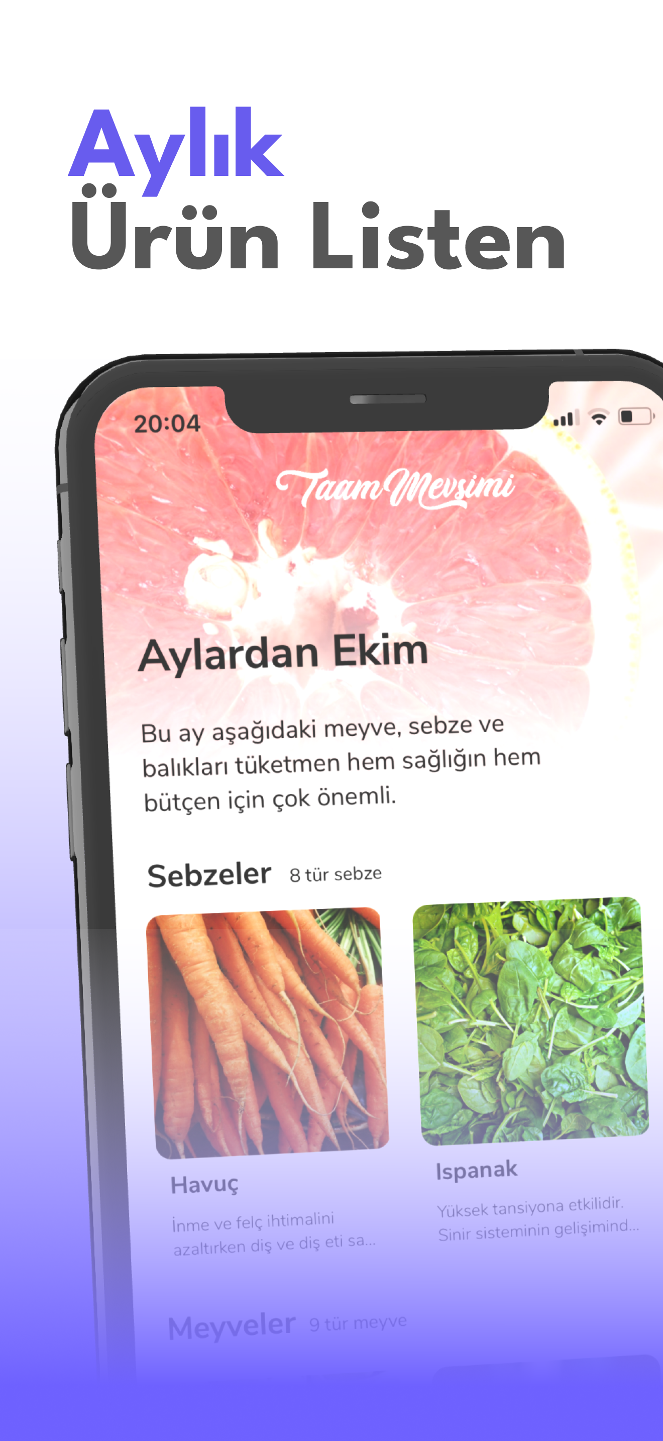 Mevsiminde Sağlıklı Beslen