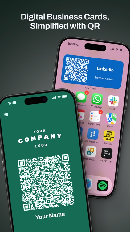 Add Eddie – Digital QR Cards