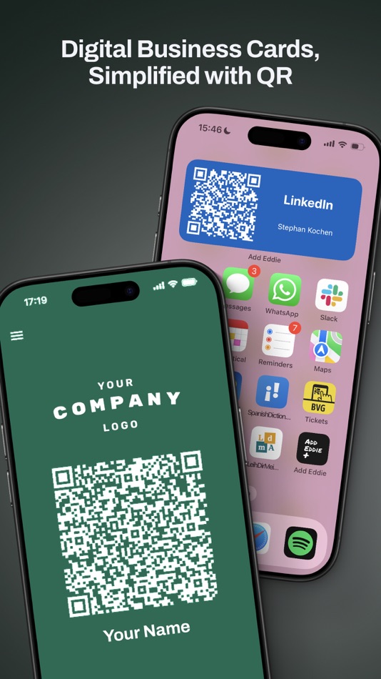 #1. Add Eddie – Digital QR Cards (iOS) 由: NewNewNew GmbH