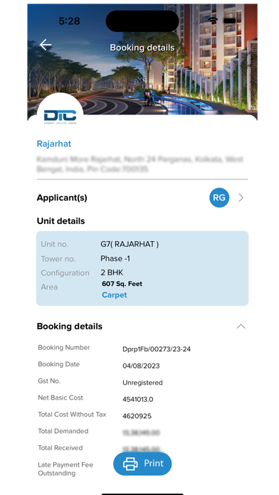 DTC Connect Screenshot
