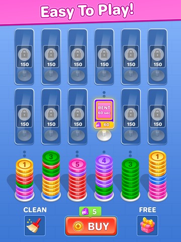 Coin Sort - Coin Merge Masterのおすすめ画像4